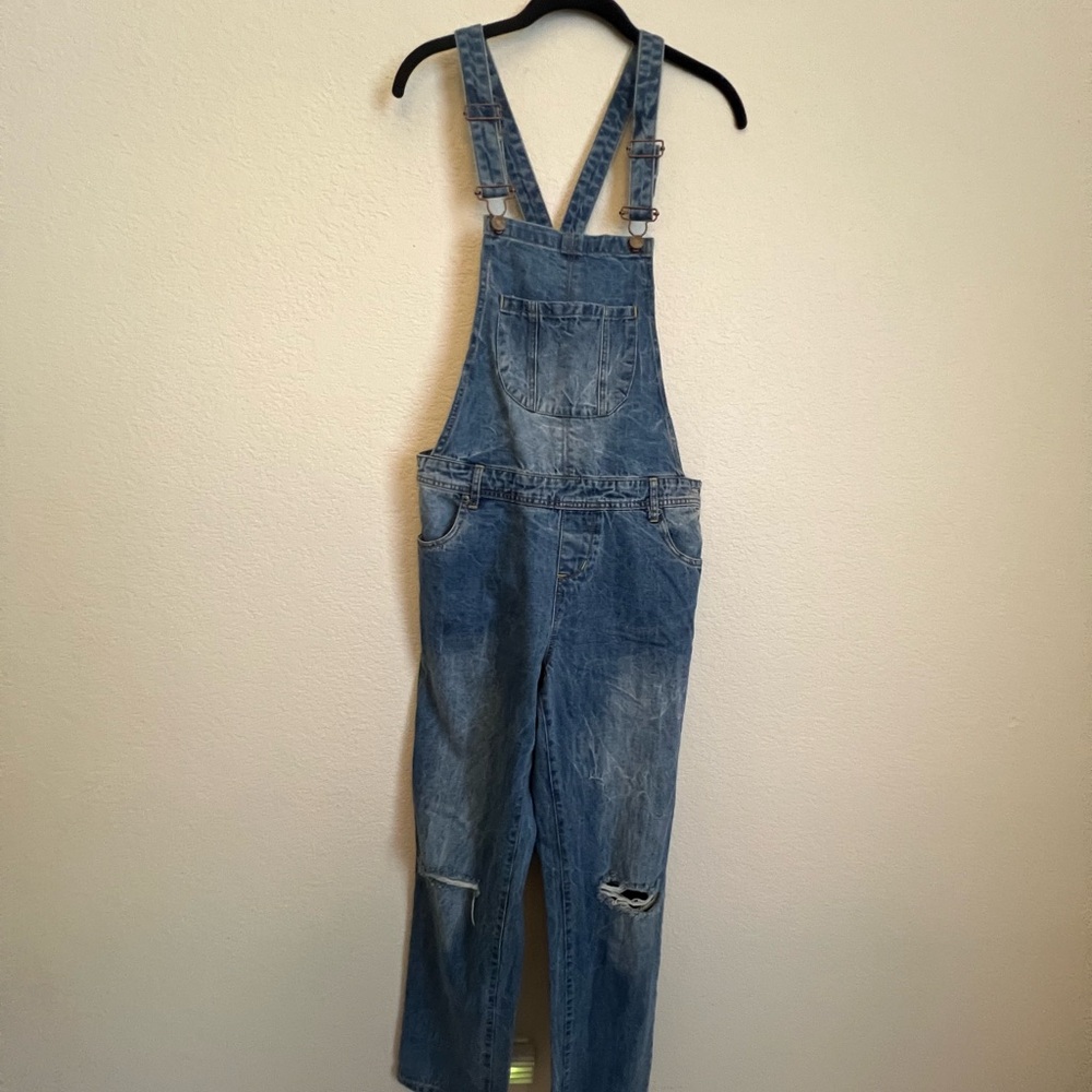 Signature Green Label Denim Overalls